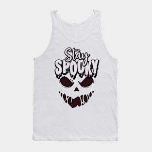 STAY SPOOKY HALLOWEEN SCARY FACE MASK Tank Top